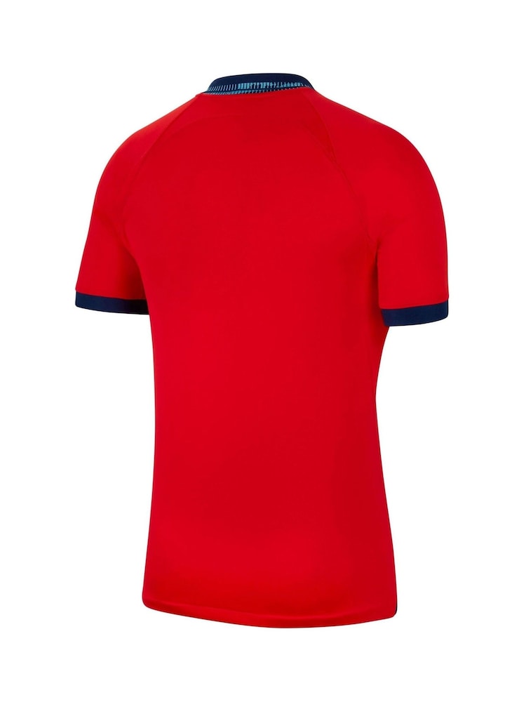 Nike Red Blank England Away Stadium Football Shirt 2022 - Image 6 of 11