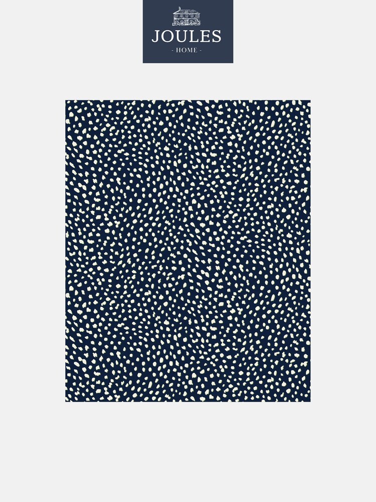Joules French Navy Guinea Spot Wallpaper Sample - Image 2 of 3