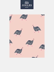 Joules Blush Pink Guinea Fowl Wallpaper Sample - Image 2 of 3