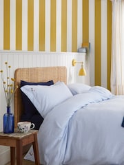 Joules Antique Gold Harborough Stripe Wallpaper Sample - Image 1 of 3
