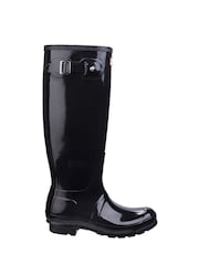 Hunter Black Original Tall Gloss Wellies - Image 1 of 1