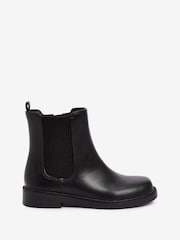 Black Square Toe Chelsea Boots - Image 2 of 9