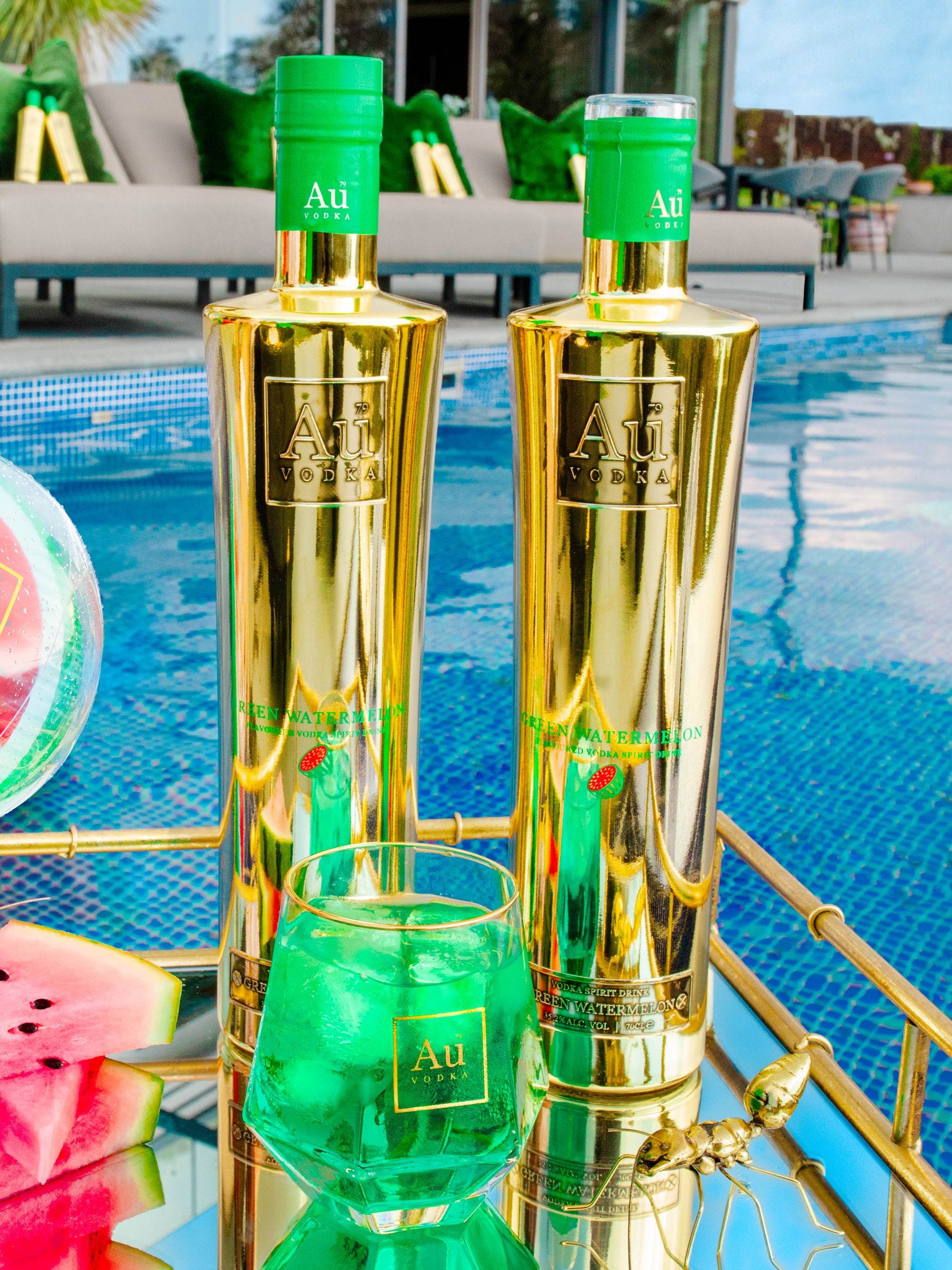 Au Vodka Green Watermelon 70Cl - Image 8