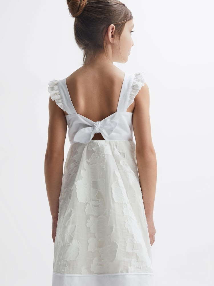 Buy Reiss White Abby 4-9 yrs Lace Detail Bow Back Dress from Next USA