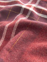 Laura Ashley Red Check Button Through Pyjama Set - Image 10 of 10