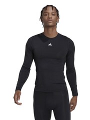 adidas Black Techfit Training Long Sleeve Top - Image 1 of 10