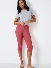 Crew Clothing Company Pink Cotton Regular Casual Shorts - Image 3 of 5