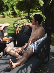 Maze Grey Garden Unity Double Sun Lounger - Image 4 of 5