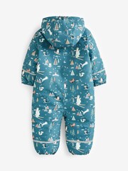 Teal Blue Waterproof Snowsuit (9mths-7yrs) - Image 5 of 5