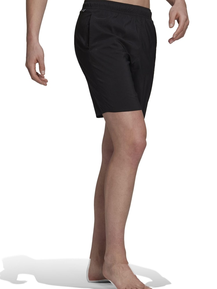 adidas Black Performance Classic-Length Solid Swim Shorts - Image 3 of 6