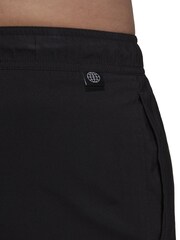 Schwarz - Adidas Performance Einfarbige Badeshorts in klassischer Länge - Bild 5 von 6