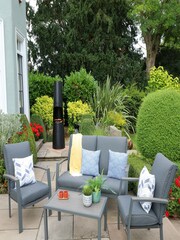 Leisuregrow Grey Garden Milano Lounge Set with Coffee Table - Image 2 of 4