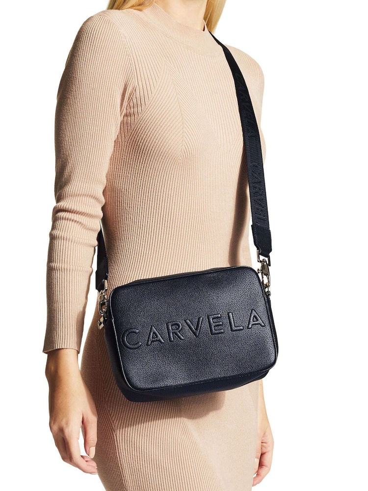 Carvela Frame Xbody Black Bag - Image 1 of 5
