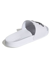 adidas Off White Sportswear Adilette Shower Slides - Image 5 of 8