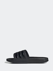adidas Dark Black Sportswear Adilette Shower Sliders - Image 17 of 18