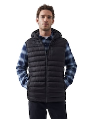 French Connection Black Baffle Gilet - Image 1 of 5