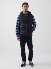 French Connection Black Baffle Gilet - Image 2 of 5
