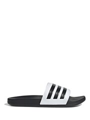 adidas White Sportswear Adilette Comfort Sandals - Image 1 of 9