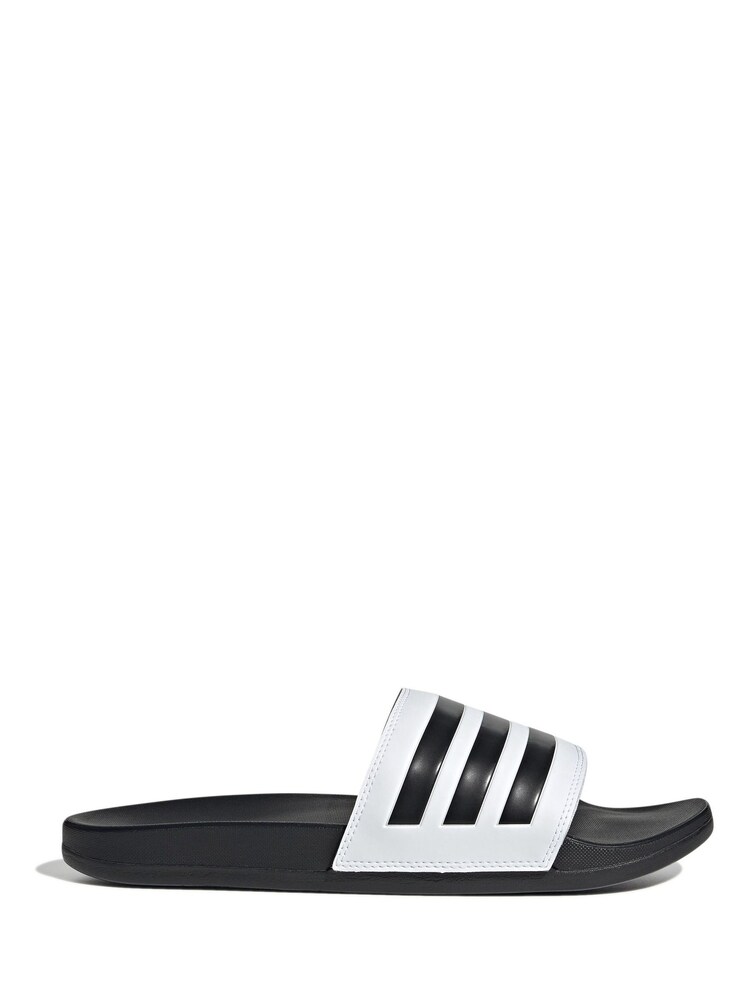 adidas White Sportswear Adilette Comfort Sandals - Image 1 of 9