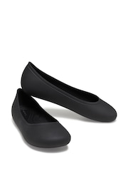 Crocs Black Brooklyn Flat Shoes - Image 4 of 7