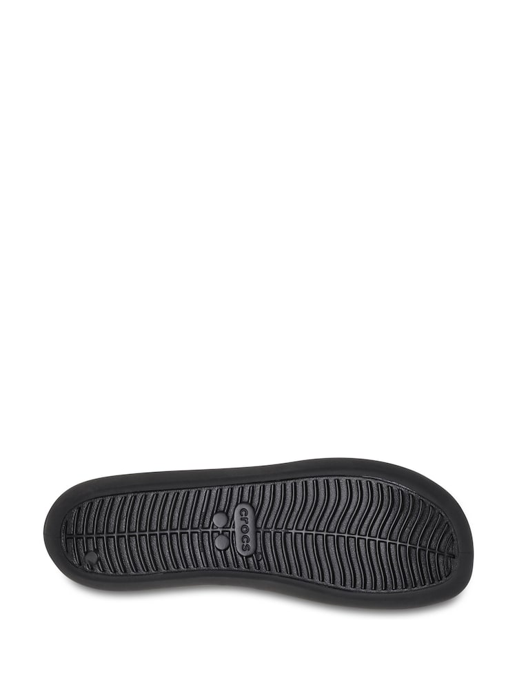 Crocs Black Brooklyn Flat Shoes - Image 5 of 7