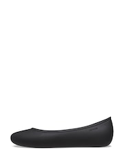 Crocs Black Brooklyn Flat Shoes - Image 6 of 7