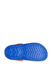 Crocs Royal Blue Fluffy Kids Lined Clogs - Image 6 of 7