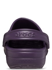Crocs Dark Purple Adults Classic Clogs - Image 3 of 5