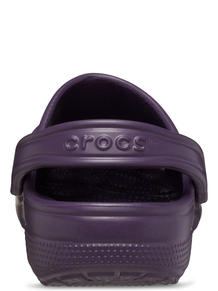 Crocs Dark Purple Adults Classic Clogs - Image 3 of 5