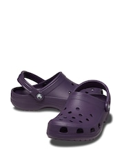 Crocs Dark Purple Adults Classic Clogs - Image 4 of 5
