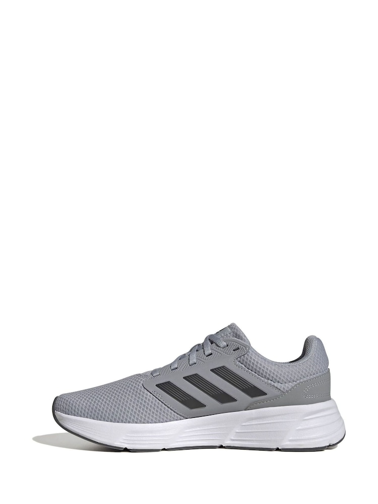 adidas Grey Galaxy 6 Trainers - Image 2 of 8