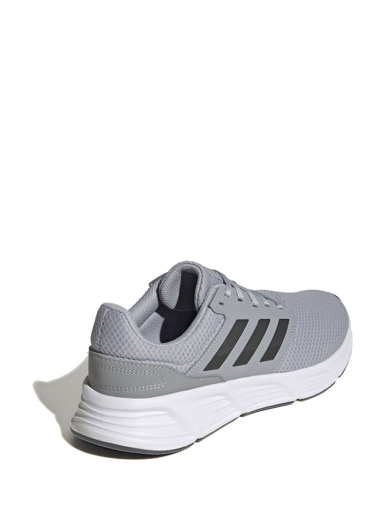 adidas Grey Galaxy 6 Trainers - Image 3 of 8