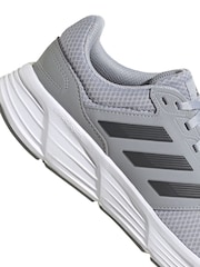 adidas Grey Galaxy 6 Trainers - Image 7 of 8