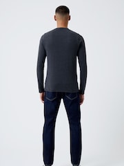 French Connection Black Crew Long Sleeve T-Shirts 2 Pack - Image 3 of 6