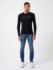 French Connection Black Long Sleeve T-Shirt - Image 1 of 3
