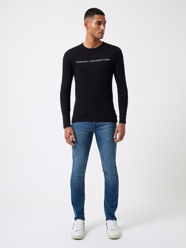 French Connection Black Long Sleeve T-Shirt - Image 1 of 3
