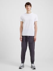 French Connection Natural Military 100% Cotton Tapered Chino Trousers - Image 2 of 4