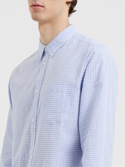 French Connection Natural Gingham 100% Cotton Long Sleeve Shirt - Image 3 of 3
