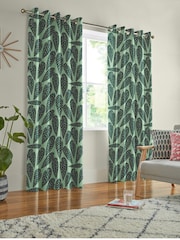 MissPrint Jungle 100% Cotton Tropics Made to Measure Curtains - Image 2 of 9