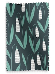 MissPrint Night Flower 100% Cotton Snow Drops Made to Measure Curtains - Image 9 of 9