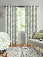 MissPrint Reef 100% Cotton Deep Sea Made to Measure Curtains - Image 1 of 9