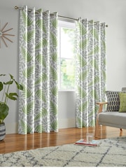 MissPrint Reef 100% Cotton Deep Sea Made to Measure Curtains - Image 2 of 9