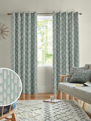 MissPrint Quarry 100% Cotton Bloom Blossom Made to Measure Curtains - Image 1 of 9
