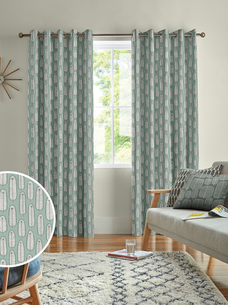 MissPrint Quarry 100% Cotton Bloom Blossom Made to Measure Curtains - Image 1 of 9