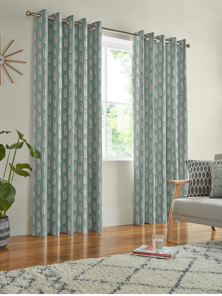 MissPrint Quarry 100% Cotton Bloom Blossom Made to Measure Curtains - Image 2 of 9