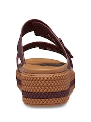 Crocs Brown Brooklyn Woven Buckle Sandals - Image 7 of 7