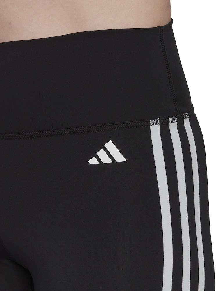 Adidas Training Essentials 3 Krátké legíny s vysokým pasem Pruh - Image 6 of 8