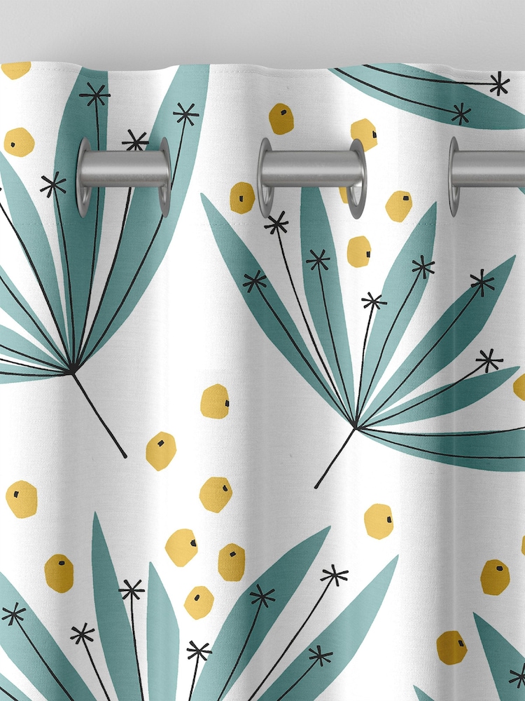MissPrint Tidy Tips 100% Cotton Wildflower Made to Measure Curtains - Image 7 of 9