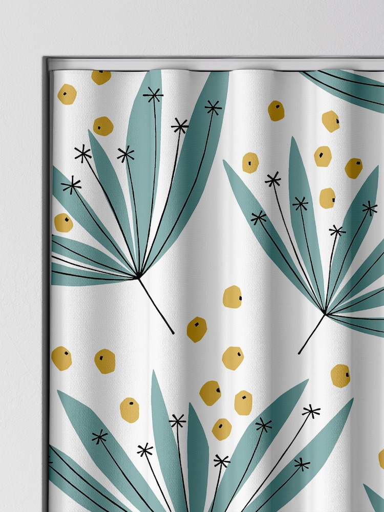 MissPrint Tidy Tips 100% Cotton Wildflower Made to Measure Curtains - Image 8 of 9
