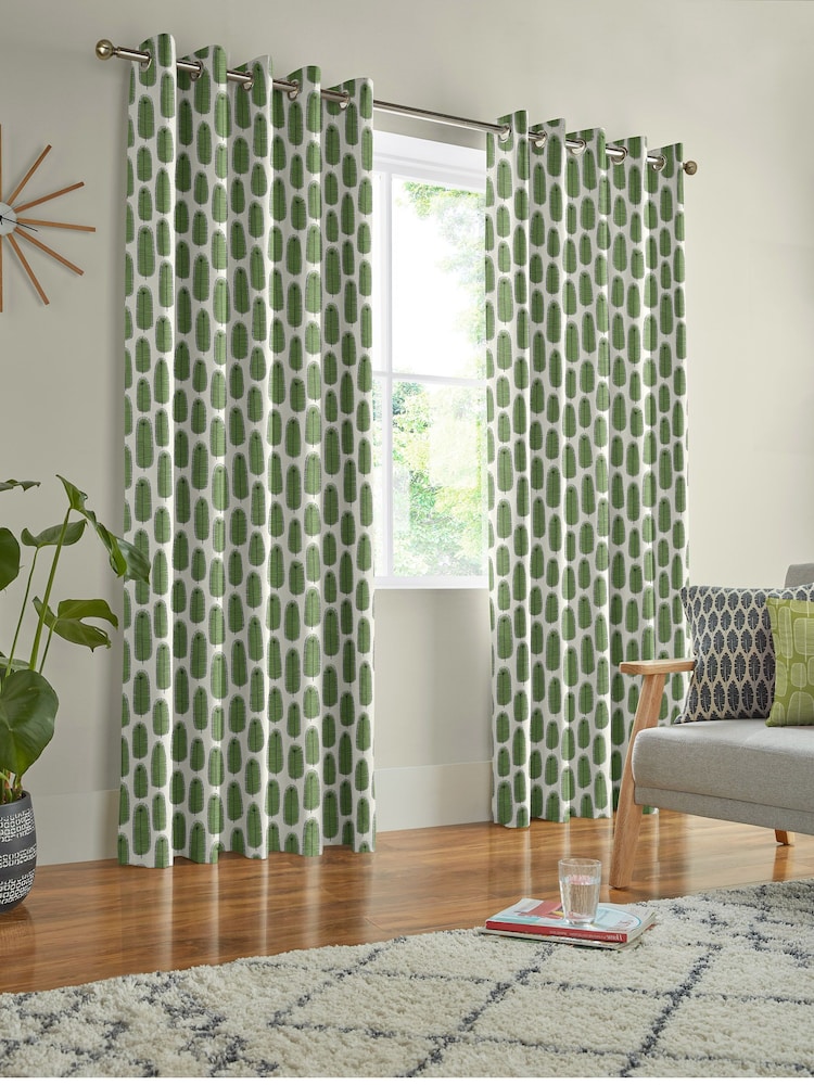 MissPrint Pippin 100% Cotton Bloom Blossom Made to Measure Curtains - Image 2 of 9